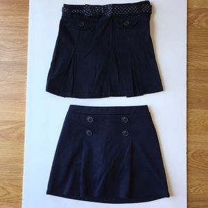 Two girls uniform skorts